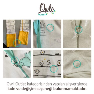 Outlet Owli Uyku Tulumu 0.2 Tog Early Birds Sarı - Owli (1)