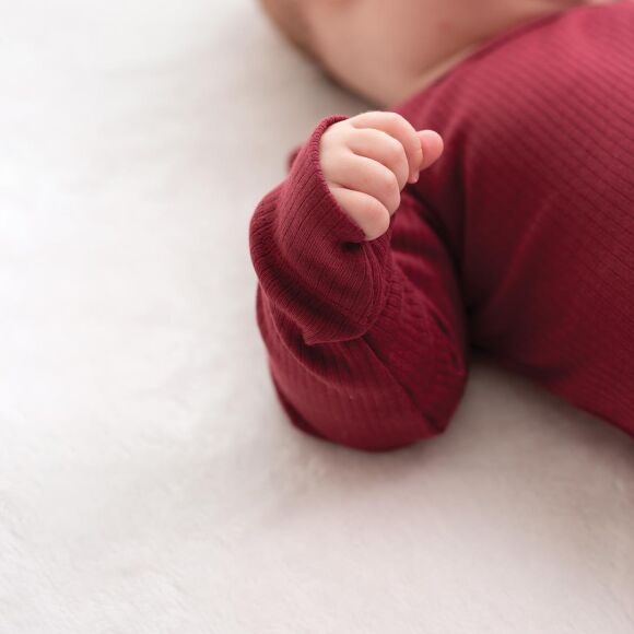 Owli CozyBlend Modal Bebek Takım Bordo - 3