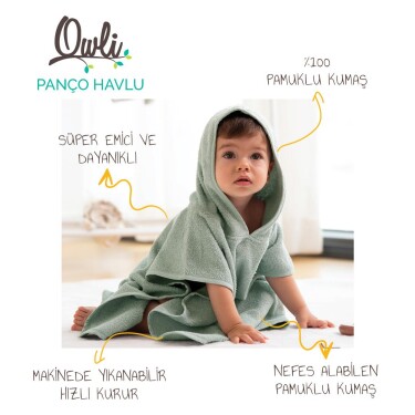 Owli Panço Havlu Mint Yeşili - Owli (1)