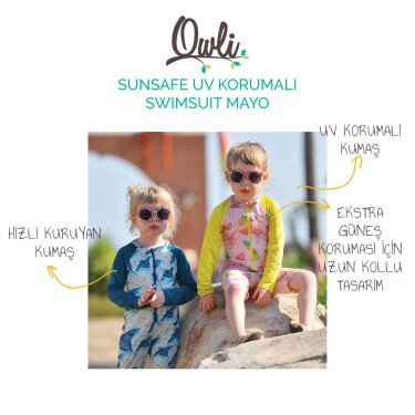 Owli SunSafe UV Korumalı Swimsuit Mayo Flamingo - Owli (1)