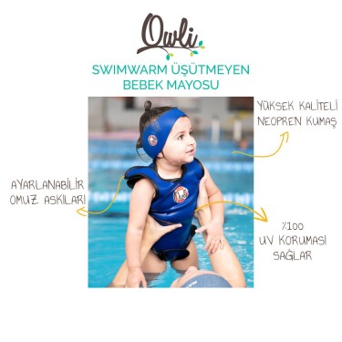 Owli Swimwarm Üşütmeyen Bebek Mayosu Mavi - Owli (1)